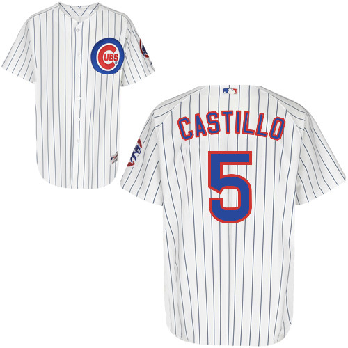 Welington Castillo #5 MLB Jersey-Chicago Cubs Men's Authentic Home White Cool Base Baseball Jersey